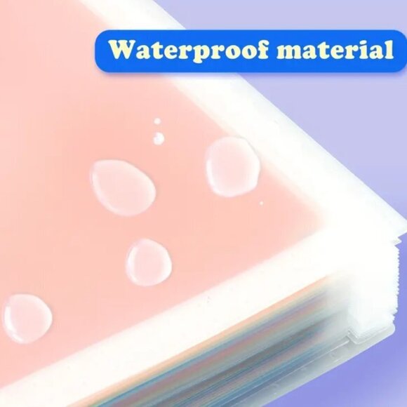 Expanding Office File Sorter Waterproof Multi-color - Picture 4 of 5